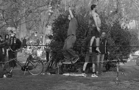 Esibizione al parco Sempione di Milano